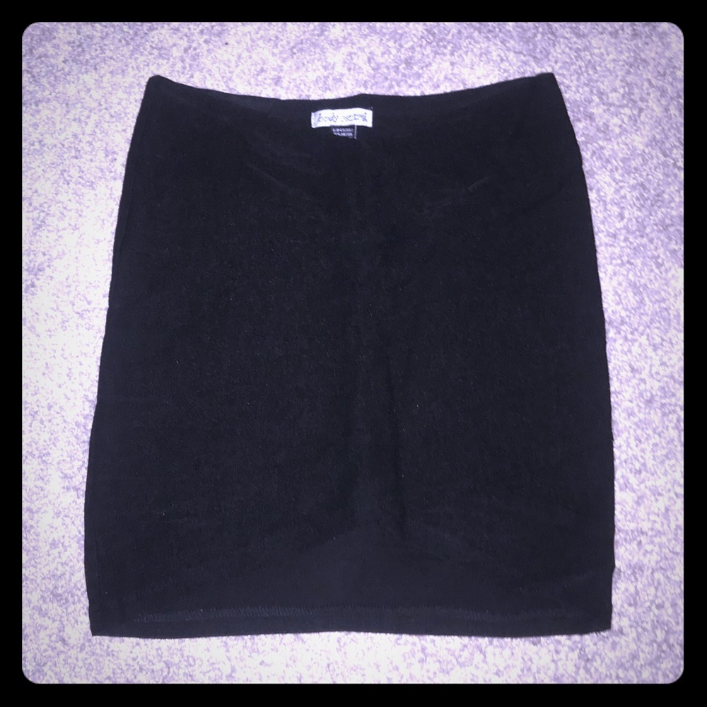 Body Central Black Layered Design Skirt - Medium